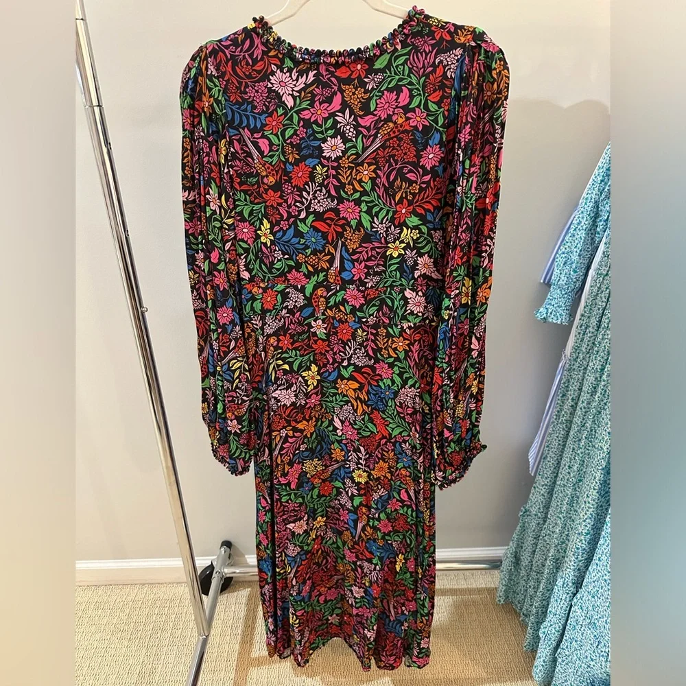 Farm Rio Floral Printed Midi Dress - Picture 3 of 7